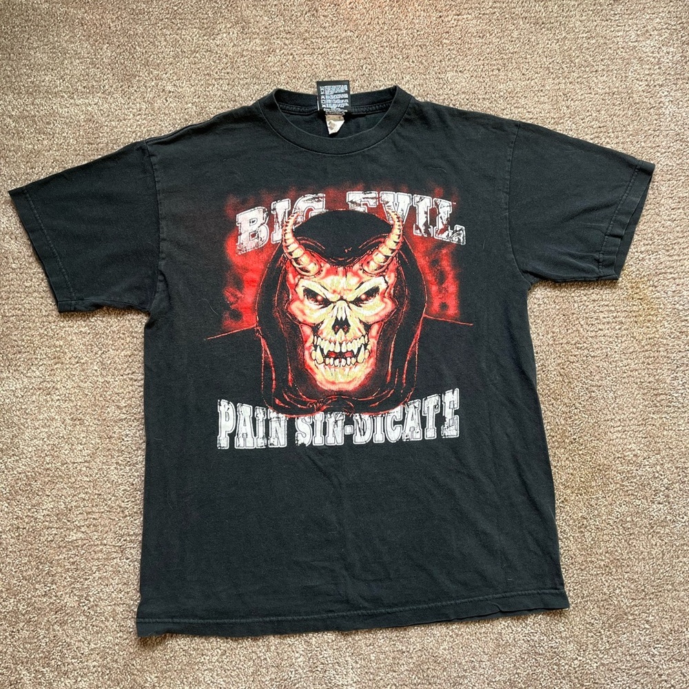 VTG 00’s / Y2K WWE Undertaker Big Evil Black Tee
